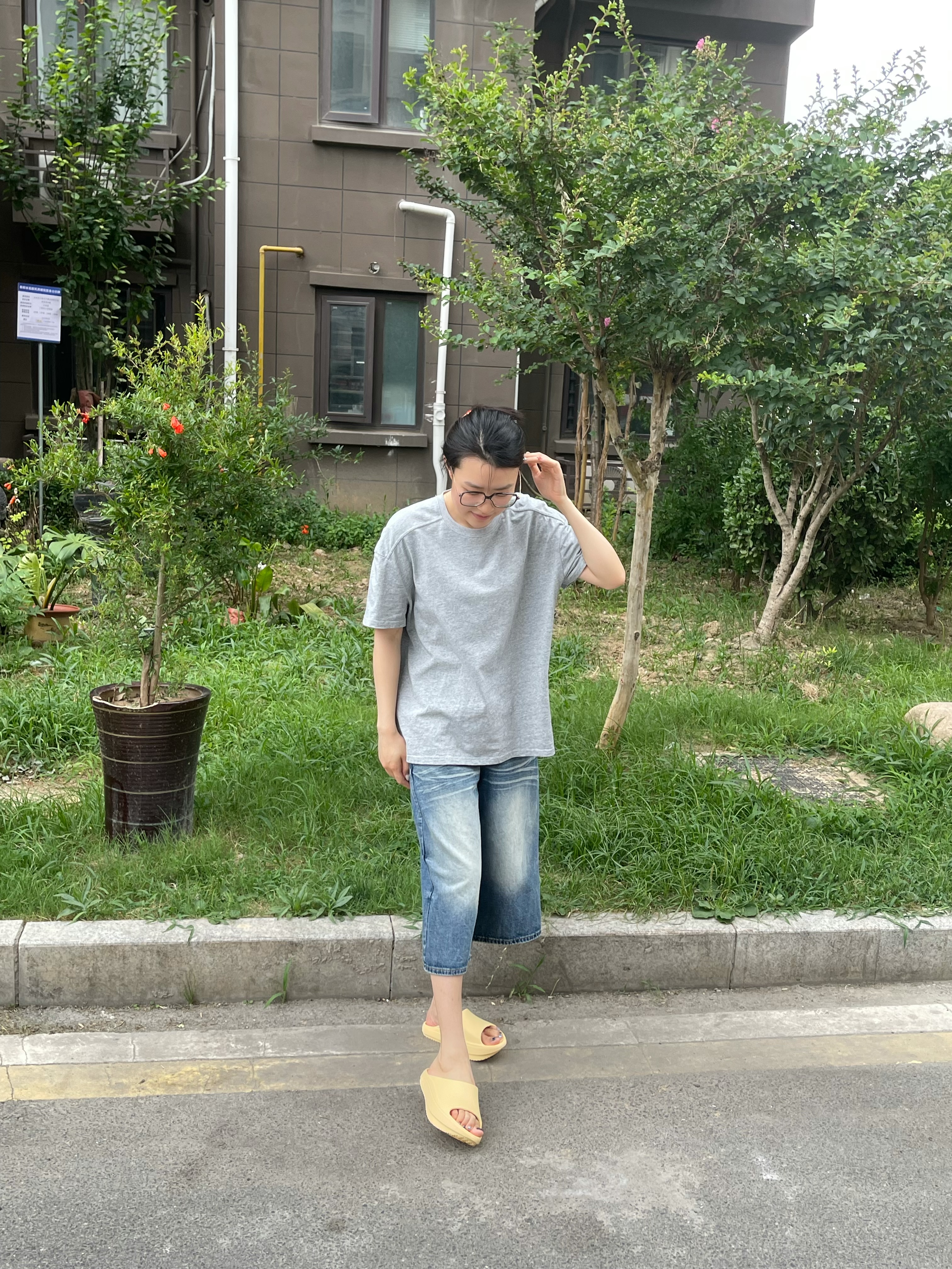 朴西拂辰负跟拖鞋女夏季矫正盆骨前倾厚底足弓支撑居家室内凉拖鞋 实拍图