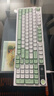 惠普（HP）K500F机械手感键盘 98配列多功能旋钮办公游戏台式电脑笔记本有线 键鼠套餐绿色 实拍图