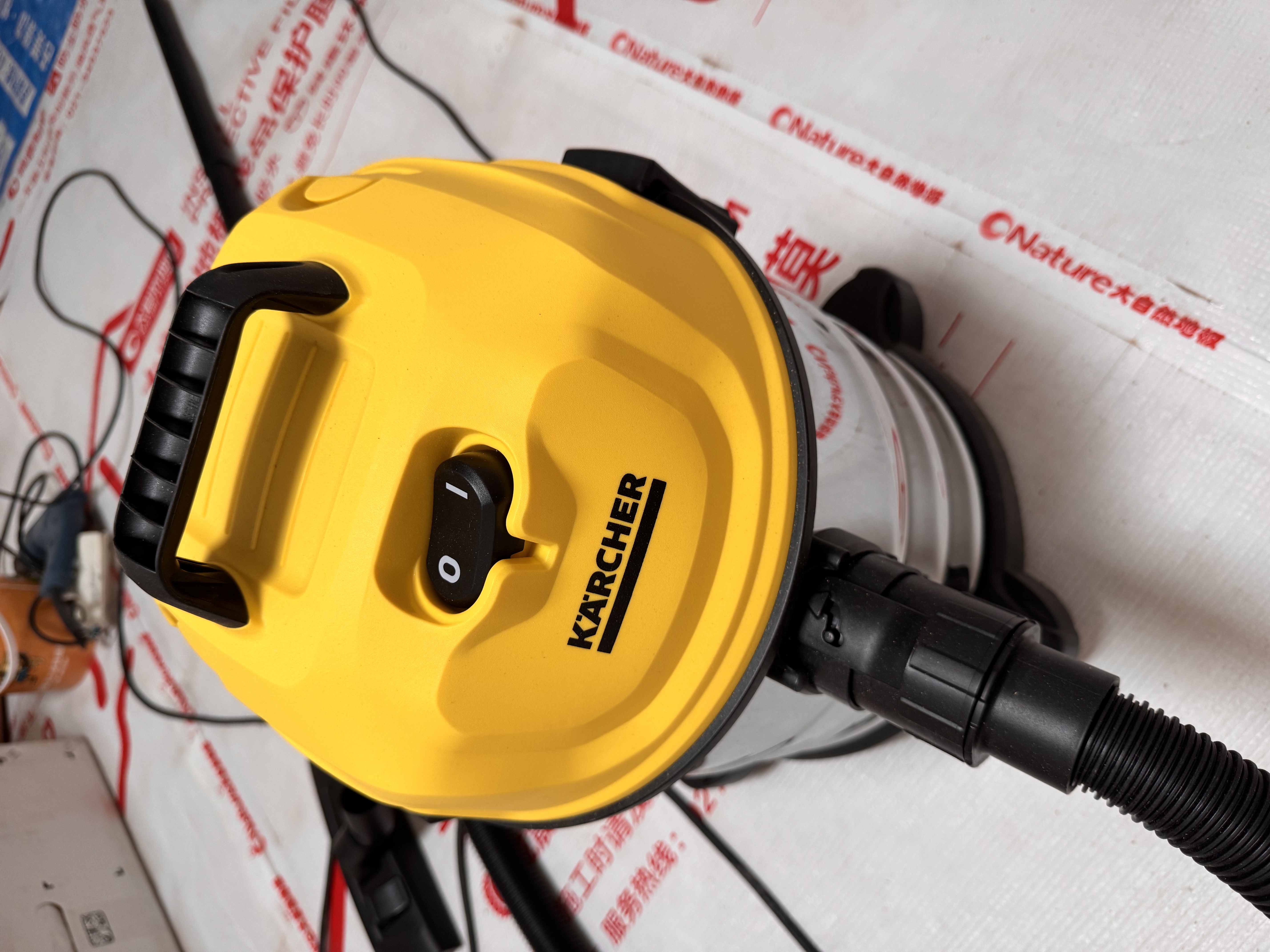 KARCHER德国卡赫 桶式吸尘器18L干湿吹三用家用工业开荒装修保洁地毯宠物大容量大功率超强吸力WD1s 实拍图