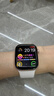 Apple/苹果 Watch S11 智能手表GPS款42毫米玫瑰金色铝金属表壳淡桃粉色运动型表带S/M MEUN4CH/B 实拍图
