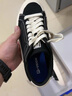 斐乐（FILA）50-50帆布鞋|FILA潮牌厚底帆布鞋男鞋女鞋夏季透气增高板鞋 黑/奶白-BG 42.5 实拍图