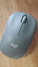罗技（Logitech）M221 轻音鼠标 无线鼠标 办公鼠标 对称鼠标 带无线微型接收器 薄荷绿 实拍图