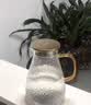 富光耐热玻璃凉水壶大容量家用果汁杯花茶杯茶壶冷水壶锤纹壶1200ML 实拍图