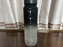 京东京造运动水杯  tritan水杯运动水壶大容量外出方便携带 黑白渐变1L 实拍图