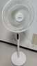 美的（Midea）【幸运草安睡1S】一级能效直流变频声控电风扇家用遥控卧室静音落地扇台式桌面抗菌大风力转页扇 实拍图