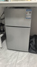 新飞冰箱小型租房用 一级能效冷 藏冷冻两用1-2人家用小冰箱 出租房双门电冰箱办公室两门 26年升级 58A一级能效【高性价比】银 实拍图