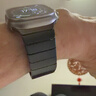 JINGZ适用苹果手表iwatch s10/s11表带纯钛金属ultra3/2钛合金apple watch磁吸9/8/7/6米兰尼斯夏季男女 新【钛灰色】纯钛丨磁吸45/46/44/49mm 实拍图