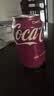 可口可乐（Coca-Cola）德国原装进口可口可乐樱桃味碳酸饮料330ml*24罐 实拍图