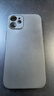 奶小鸭 适用苹果12mini手机壳 iphone12mini保护套镜头全包超薄透明磨砂防摔软壳男女款 深空黑 实拍图