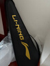 李宁（LI-NING）羽毛球拍雷霆小钢炮全碳素进攻型超轻高磅单拍黑色4U 已穿线 实拍图