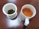 泥也茶杯陶瓷马克杯泡绿茶水分离办公带盖过滤德化白瓷杯子高档送礼杯 实拍图