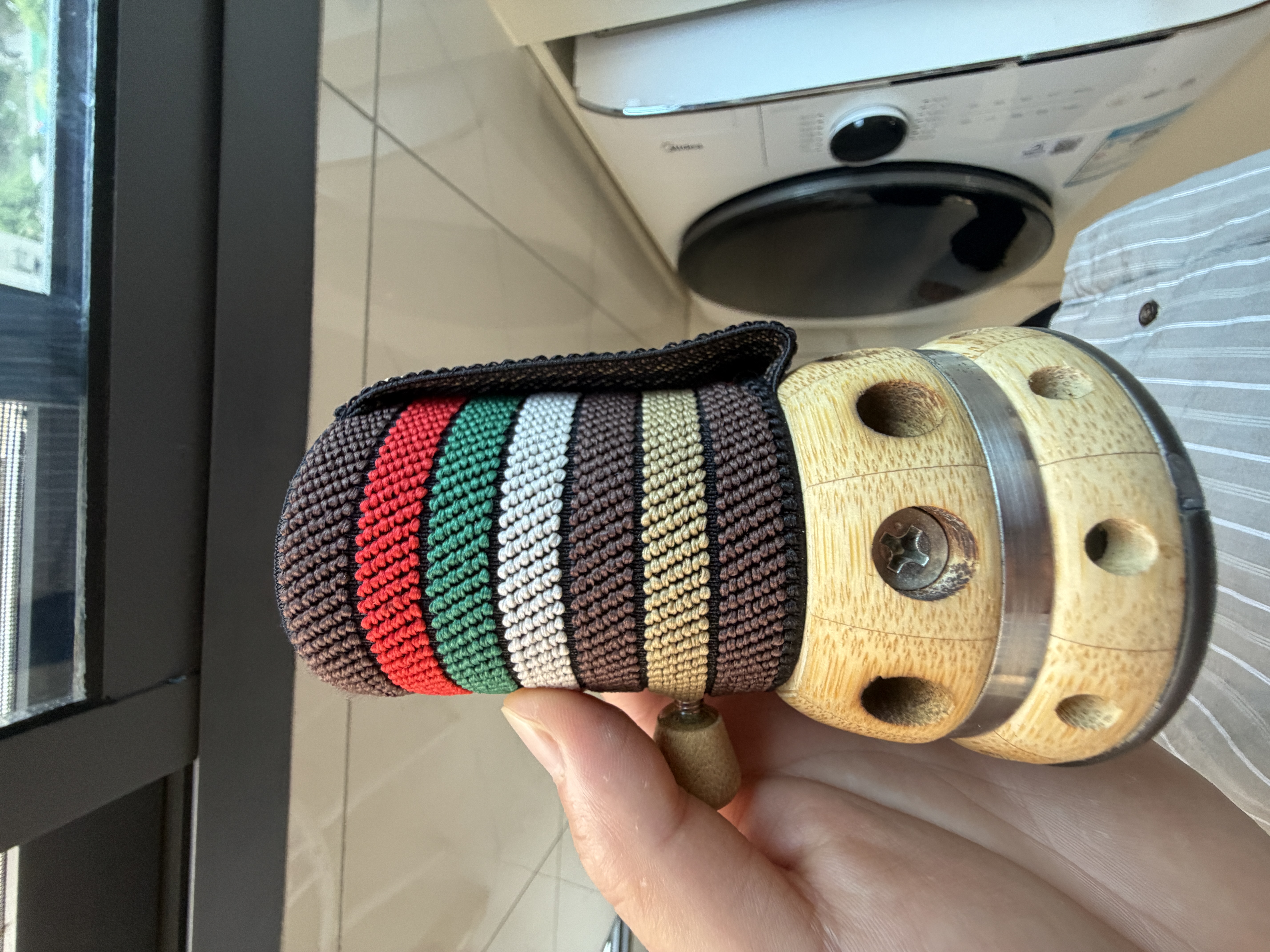 绿源堂 砭石艾灸罐仪器一体机4cm雷火灸器具艾灸盒木质家用全身用艾条熏 实拍图