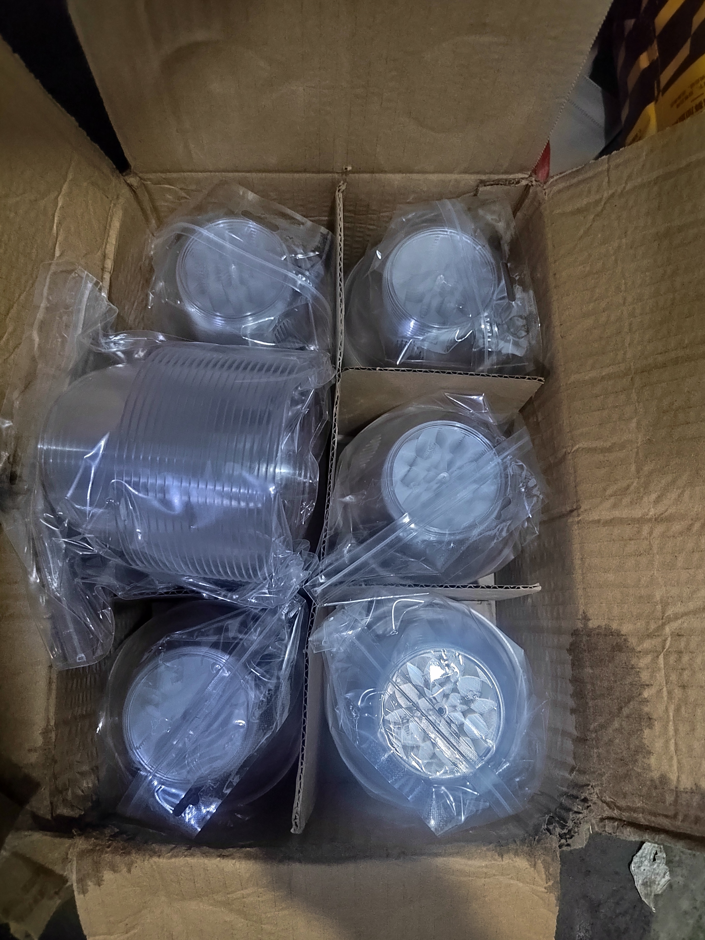 SHUANG YU一次性碗300mL*120只加厚水晶航空碗透明塑料面碗户外野餐甜品碗 实拍图