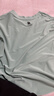 真维斯（Jeanswest）冰丝短袖T恤男夏季纯色体恤衫宽松大码运动健身半袖男士速干上衣 实拍图