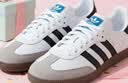 阿迪达斯 adidas三叶草  samba T头鞋运动鞋男女休闲鞋B75806 41 实拍图