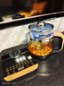 美的（Midea） 养生壶1.5L 高硼硅玻璃煮茶壶 智能预约保温电热水壶 大口径烧水壶电水壶 附带滤网 年货 【316L材质】GE1703Pro 1.5L 实拍图