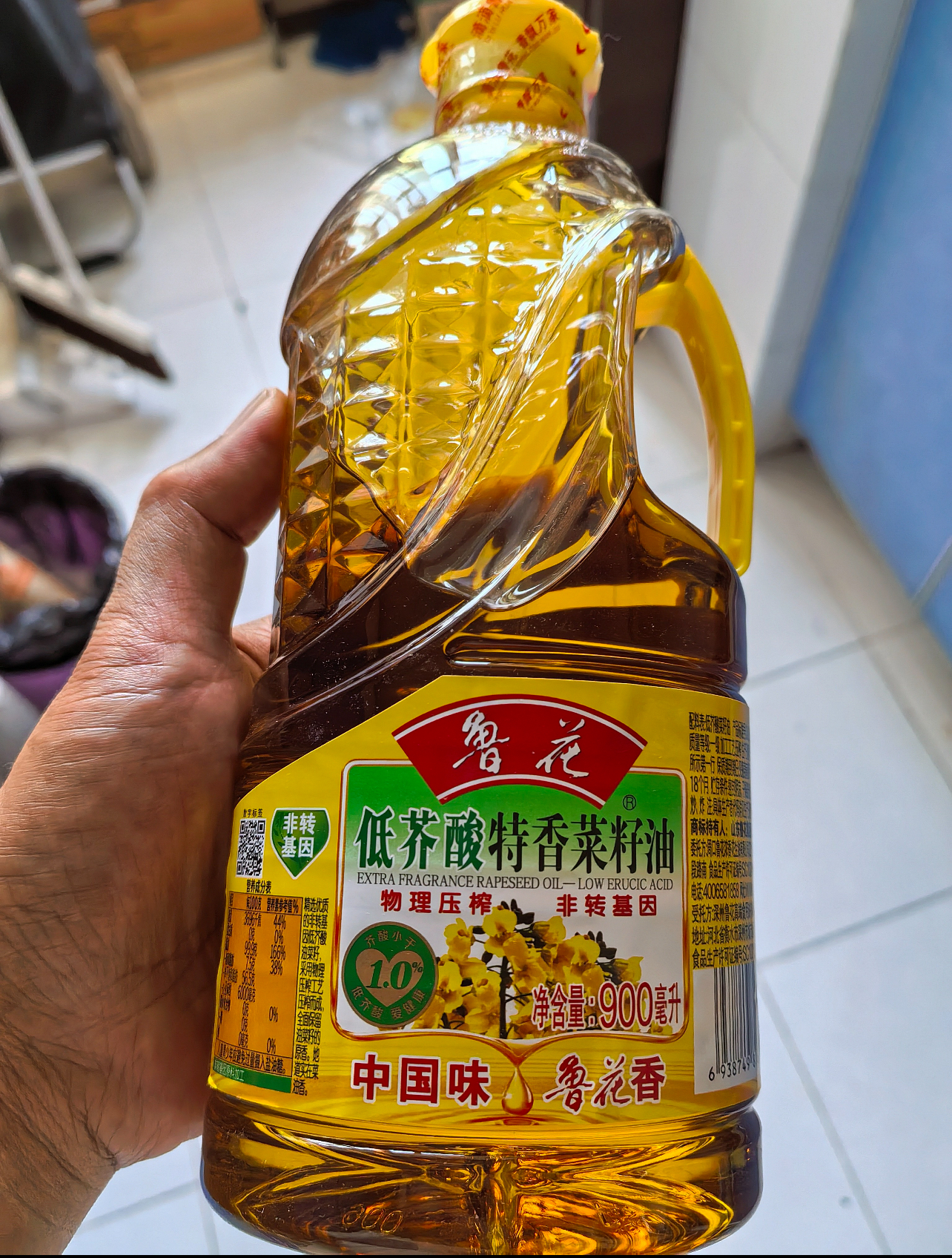 鲁花【保真菜籽油】低芥酸特香菜籽油 2L 物理压榨【京东品酒会同款】 实拍图