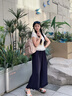 CinvaiKrose小c&k双肩包女2026新款大容量学生书包女旅行背包生日礼物送女友 瑞士糖杏Apricot【送女友老婆女生走心】 实拍图