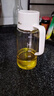 小熊（Bear）油壶 调料瓶抗菌玻璃油瓶酱油瓶600ml 自动开合不挂油CX-W0058 实拍图