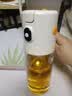 乐扣乐扣（LOCK&LOCK）倒喷两用油壶厨房玻璃醋酱油调料油瓶 550mL奶白色 实拍图