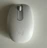 罗技（Logitech）M196 无线蓝牙鼠标 办公鼠标 笔记本商务办公家用 小巧便携 对称手型 珍珠白 实拍图