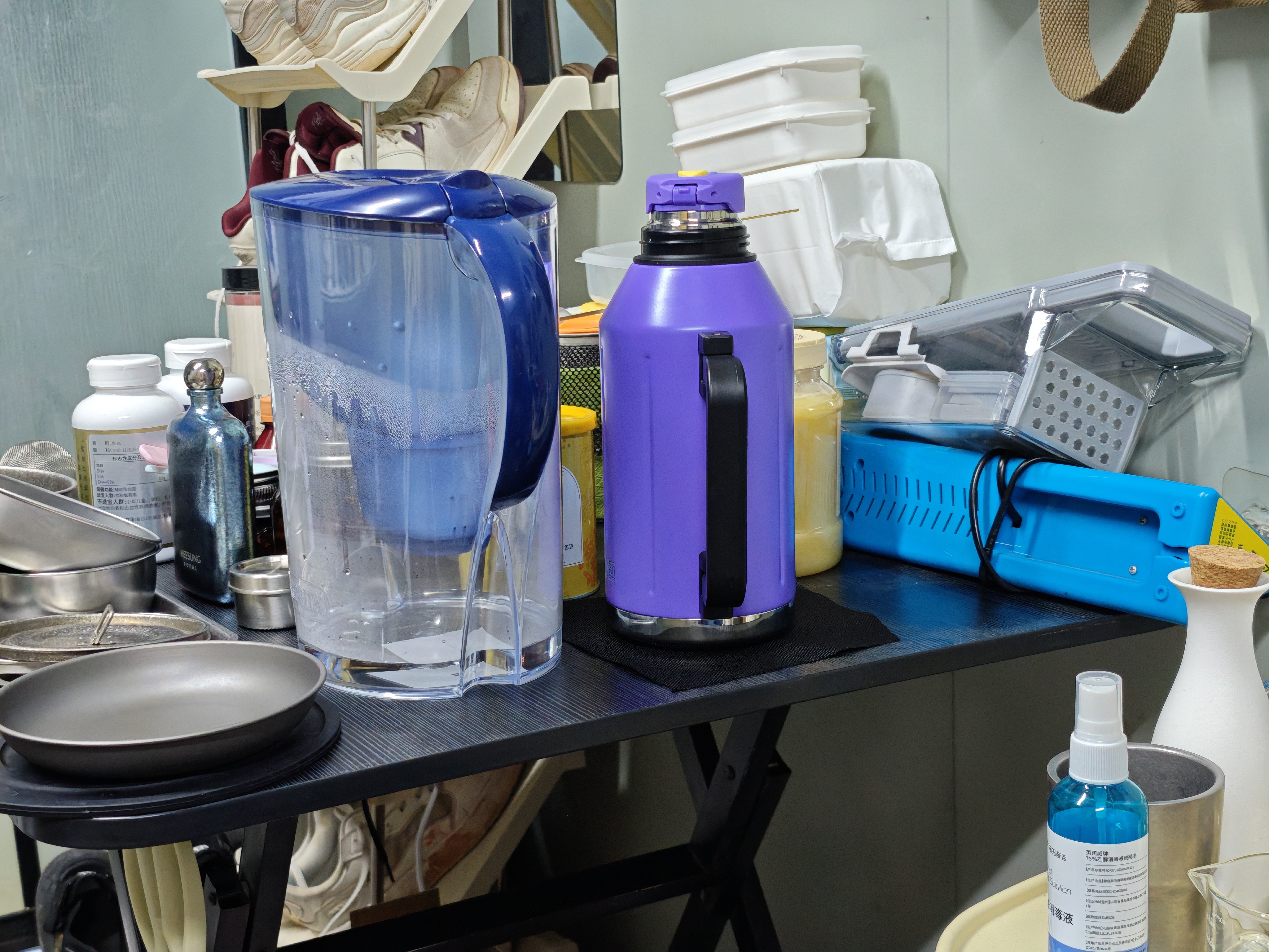 碧然德（BRITA） 过滤净水器 家用滤水壶 净水壶 海洋系列 3.5L蓝色 一壶6芯装 环保加固包装 实拍图