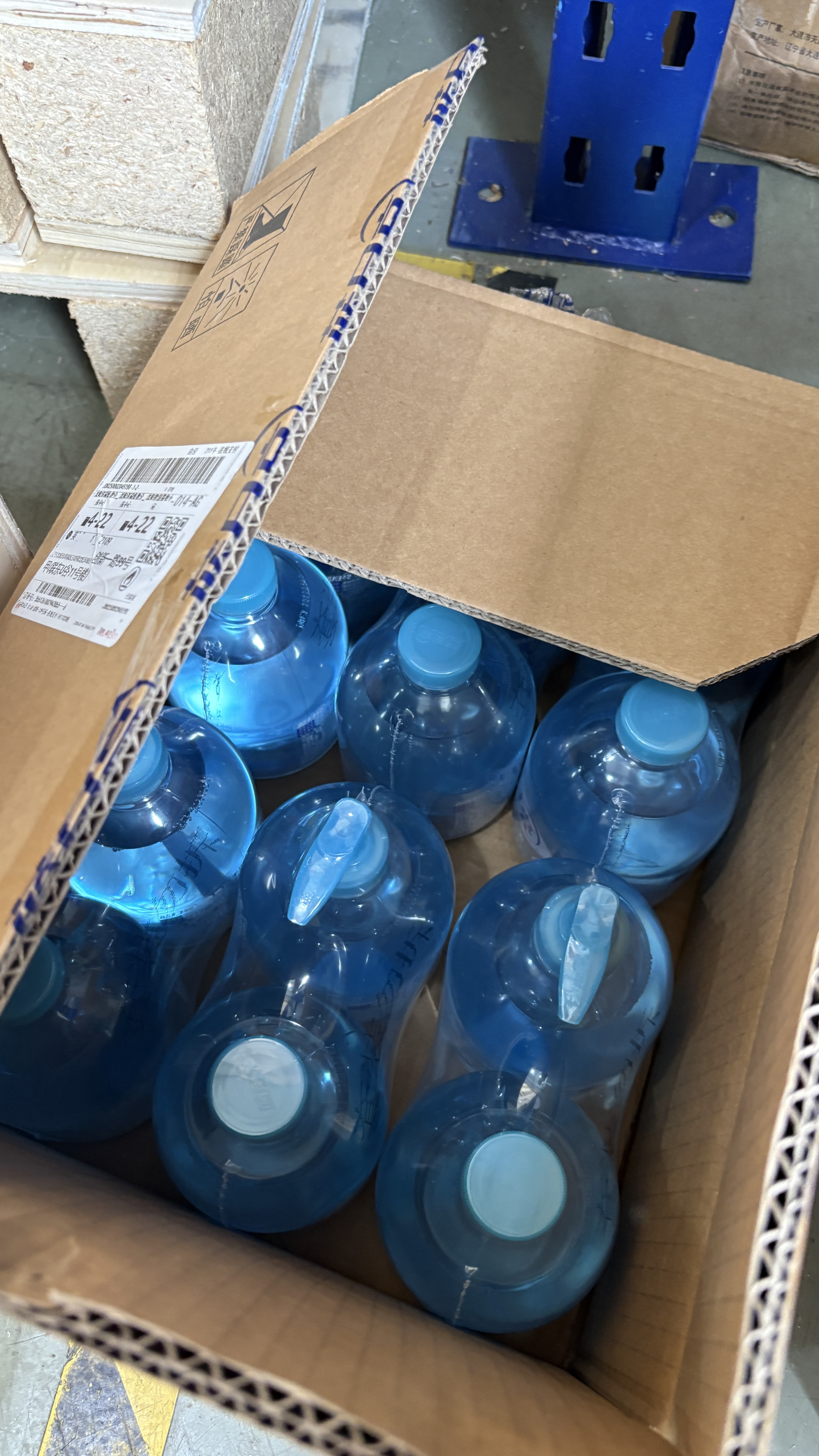 蓝月亮洗手液泡沫清爽护手去油去腥500g*3+补充装500g*3 厨房家用大瓶 实拍图