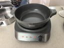美的（Midea）钛陶电炒锅 电蒸锅 分体式电煮锅不沾多功能一体炒菜专用锅电火锅煎锅 4.3L煎饼锅HCG2818S配蒸笼 实拍图