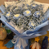 百花馆鲜花速递玫瑰花满天星真花束生日礼物送女朋友老婆同城配送小时达 【星辰之恋】11朵碎冰蓝|dy679 实拍图