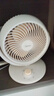 美的（Midea）【小型风扇】轻音台式桌面空气循环扇家用柔风电风扇宿舍办公迷你台扇落地扇空调伴侣 GAF18AD 实拍图