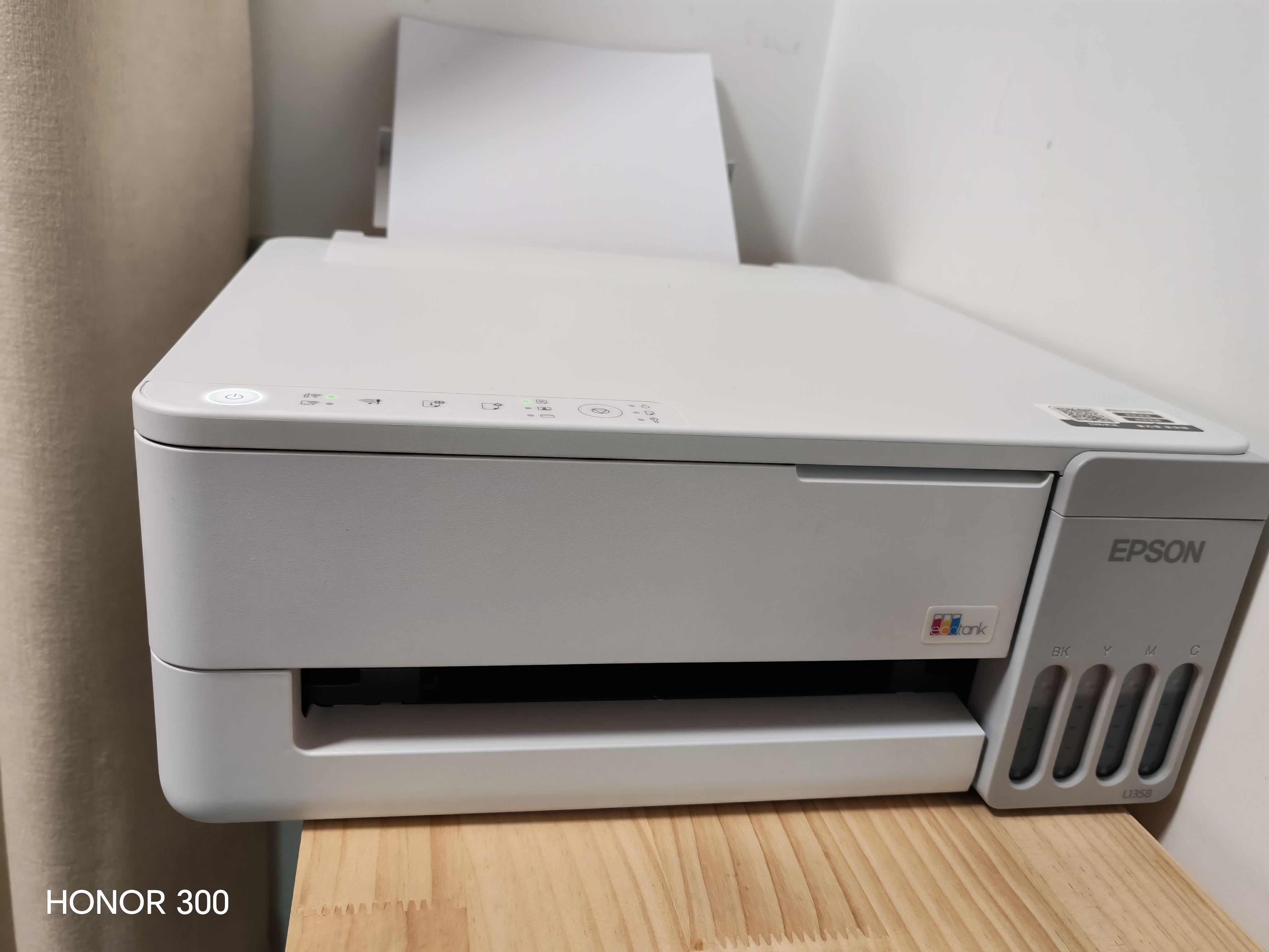 爱普生（EPSON）【6代新品】L1358 墨仓式A4彩色无线单功能家用打印机 家用/办公 AI学习打印机（微信/远程打印） 实拍图