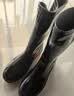 回力雨鞋男士户外防雨水鞋钓鱼洗车防滑雨靴厨师胶鞋HL886中筒黑色40 实拍图