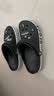 卡骆驰（CROCS）贝雅卡骆班洞洞鞋|205089 黑色/白色-066   44 (280mm)   实拍图