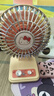 名创优品（MINISO）三丽鸥复古迷你小风扇Hello Kitty卡通桌面小风扇静音小型电风扇 实拍图