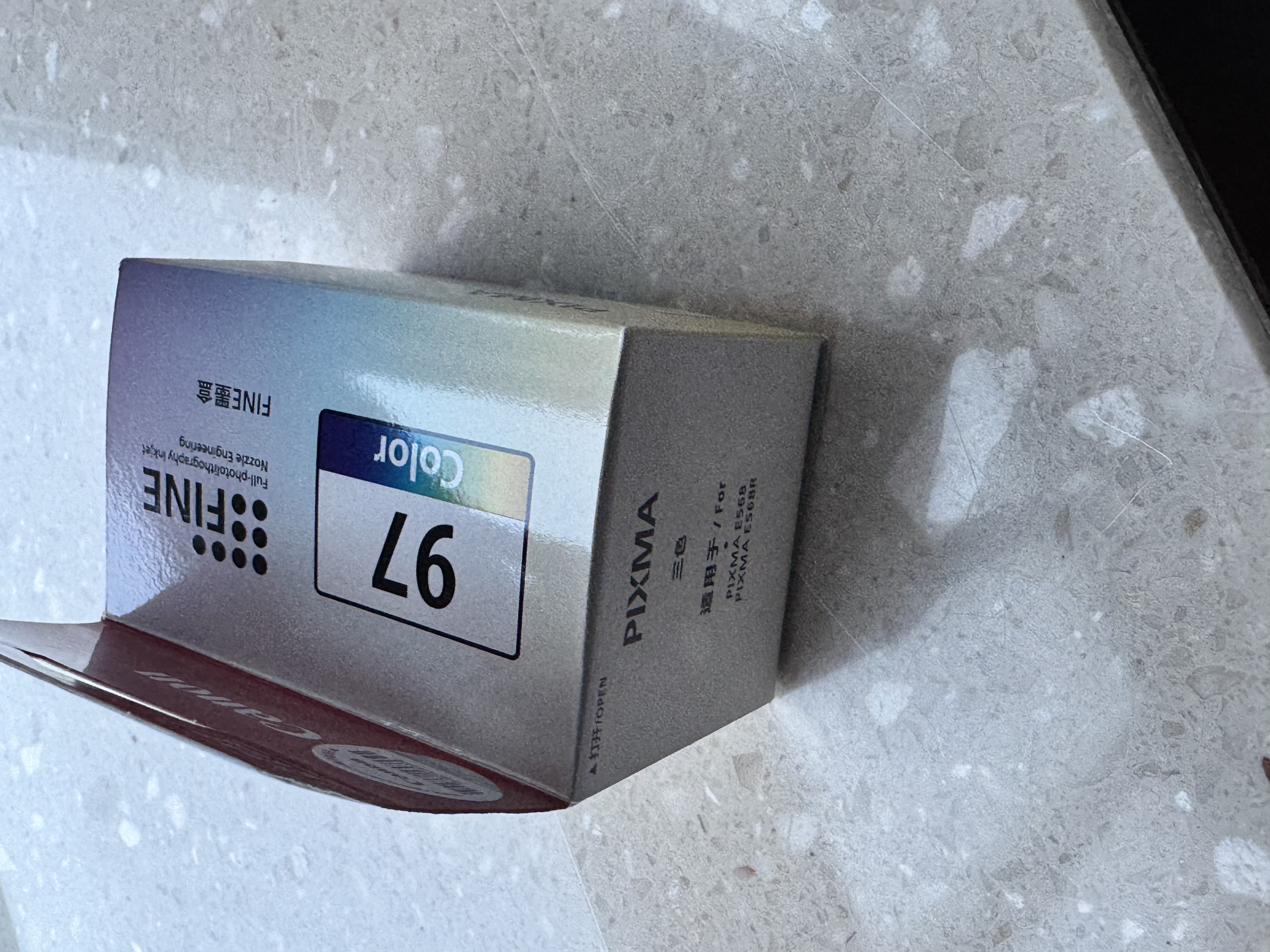 佳能（Canon）CL-97 彩色墨盒(适用E568黑·大印量套装/E568白/E568/E568R) 实拍图