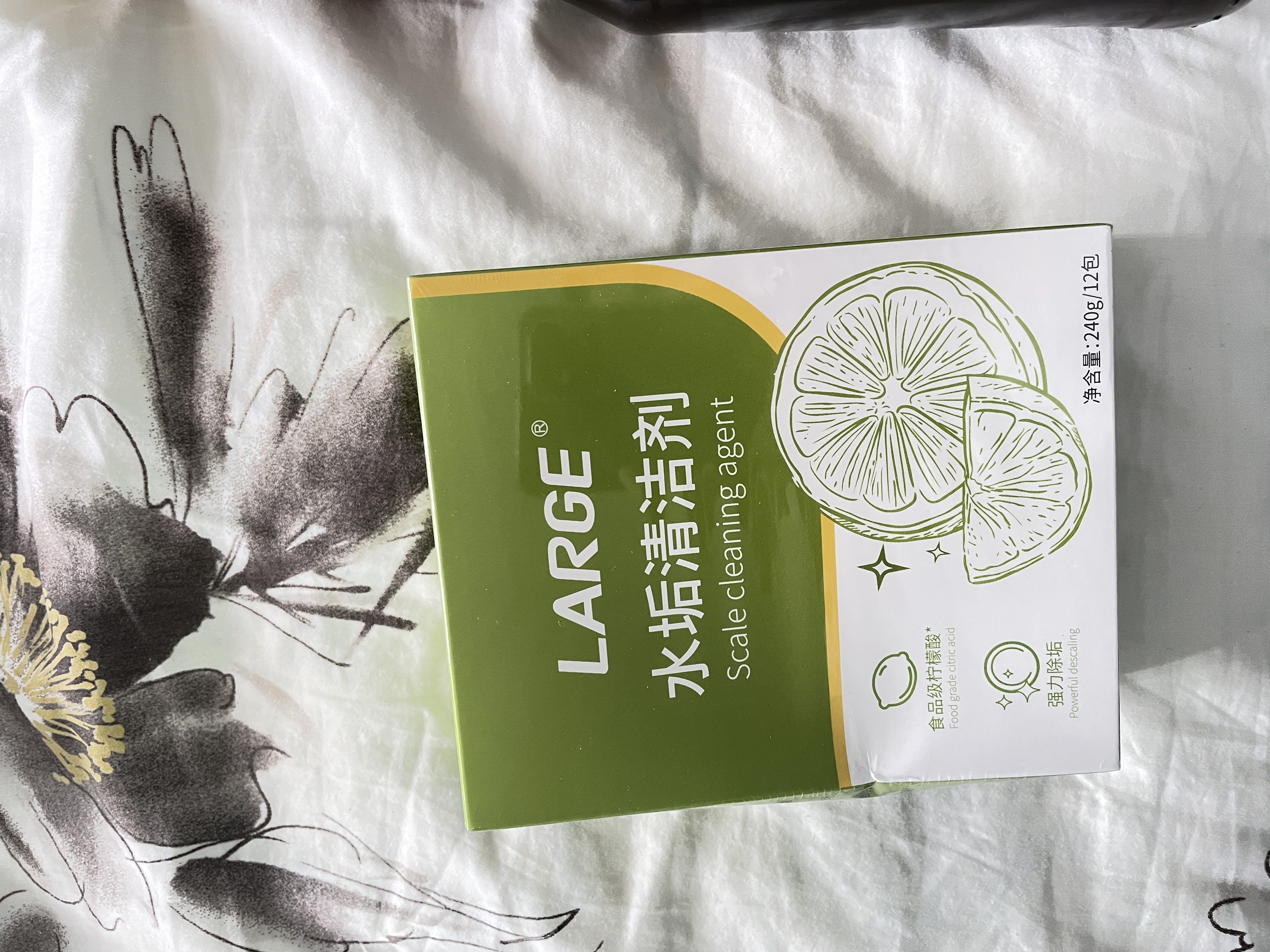 LARGE水垢清洁剂20g*12袋 电热水壶蒸箱加湿器清洗食品级柠檬酸除垢剂 实拍图