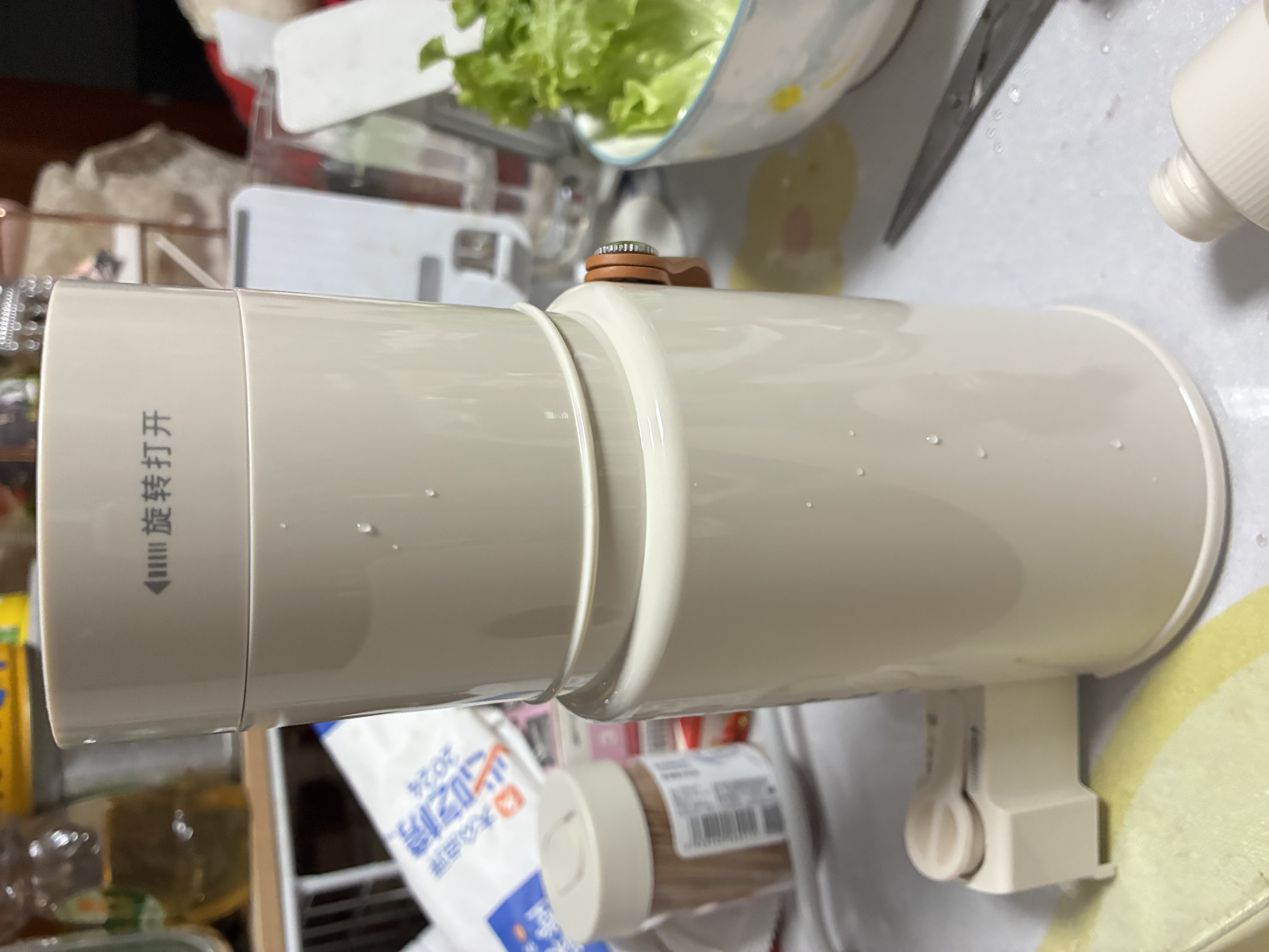 美的（Midea）即热式便携饮水机全球电压小型家用即热烧水壶旅行免安装折叠便携电热水壶智能触控式速热烧水杯 实拍图