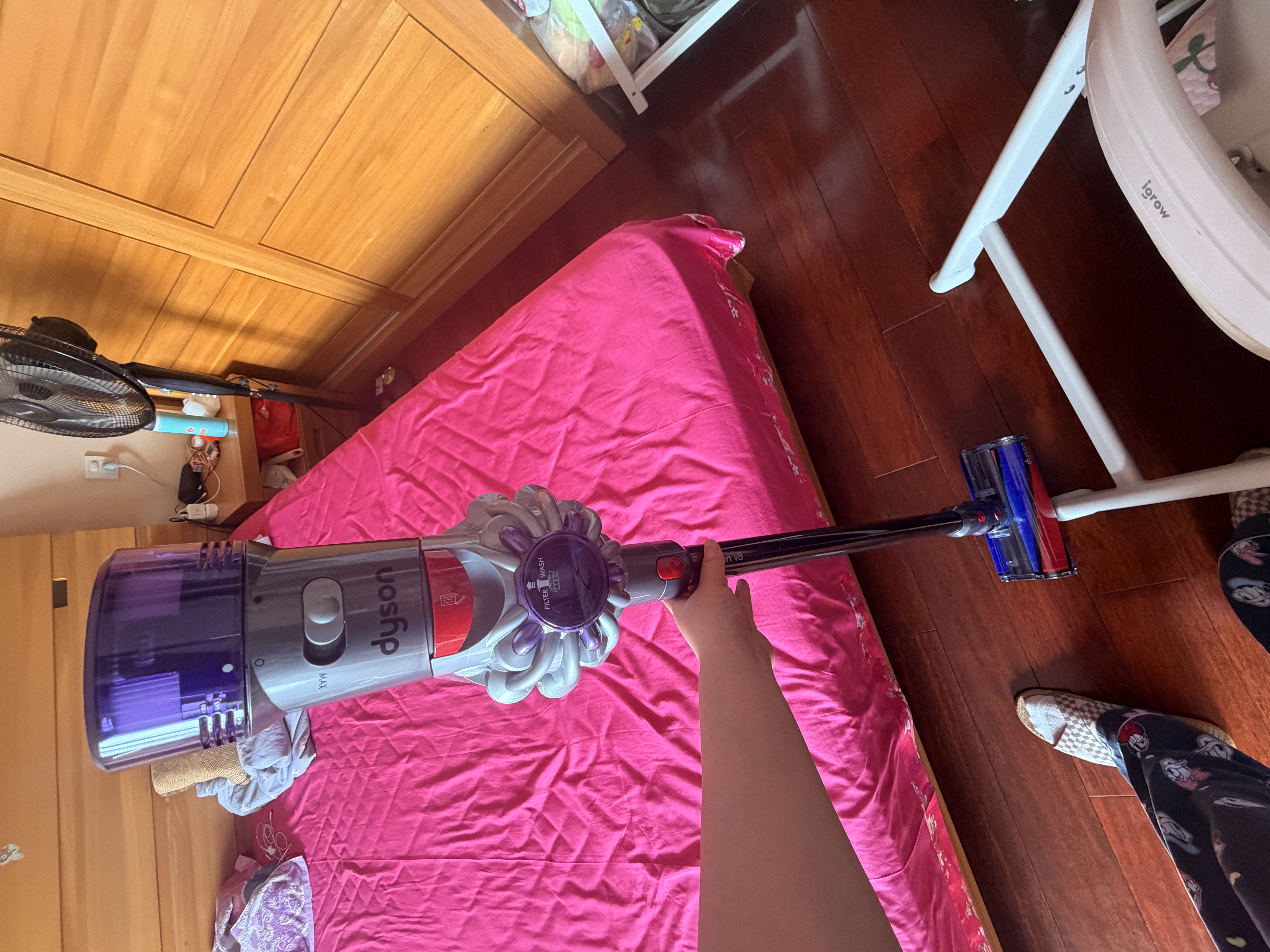 戴森（DYSON） V8无绳吸尘器 手持无线吸尘器 除螨 宠物 家庭适用 实拍图