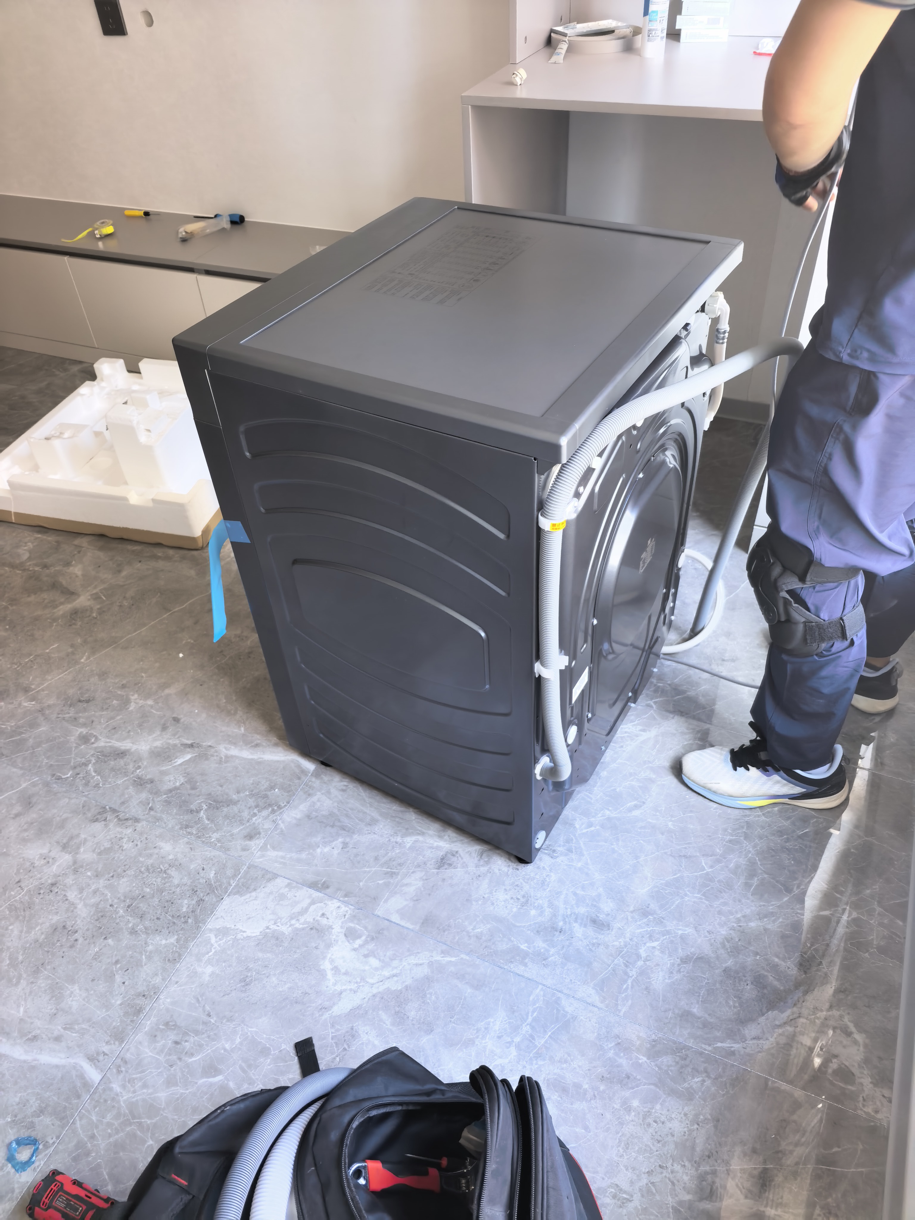海尔（Haier）【26年新品13公斤智能投放58E】小红花大容量变频滚筒洗衣机全自动精华洗AI八维稳擎蓝盾离子除菌 滚筒洗烘 13kg | 精华洗+双涡旋清洁+1.2洗净比 全国联保/免费上门安装 实拍图