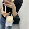 VQGT送女友老婆七夕情人节礼物手机包女式夏季新款式小拎包单肩斜挎包 蝴蝶结礼盒装【花束丝巾+礼盒礼袋+挂件】 暖心的礼物 实拍图