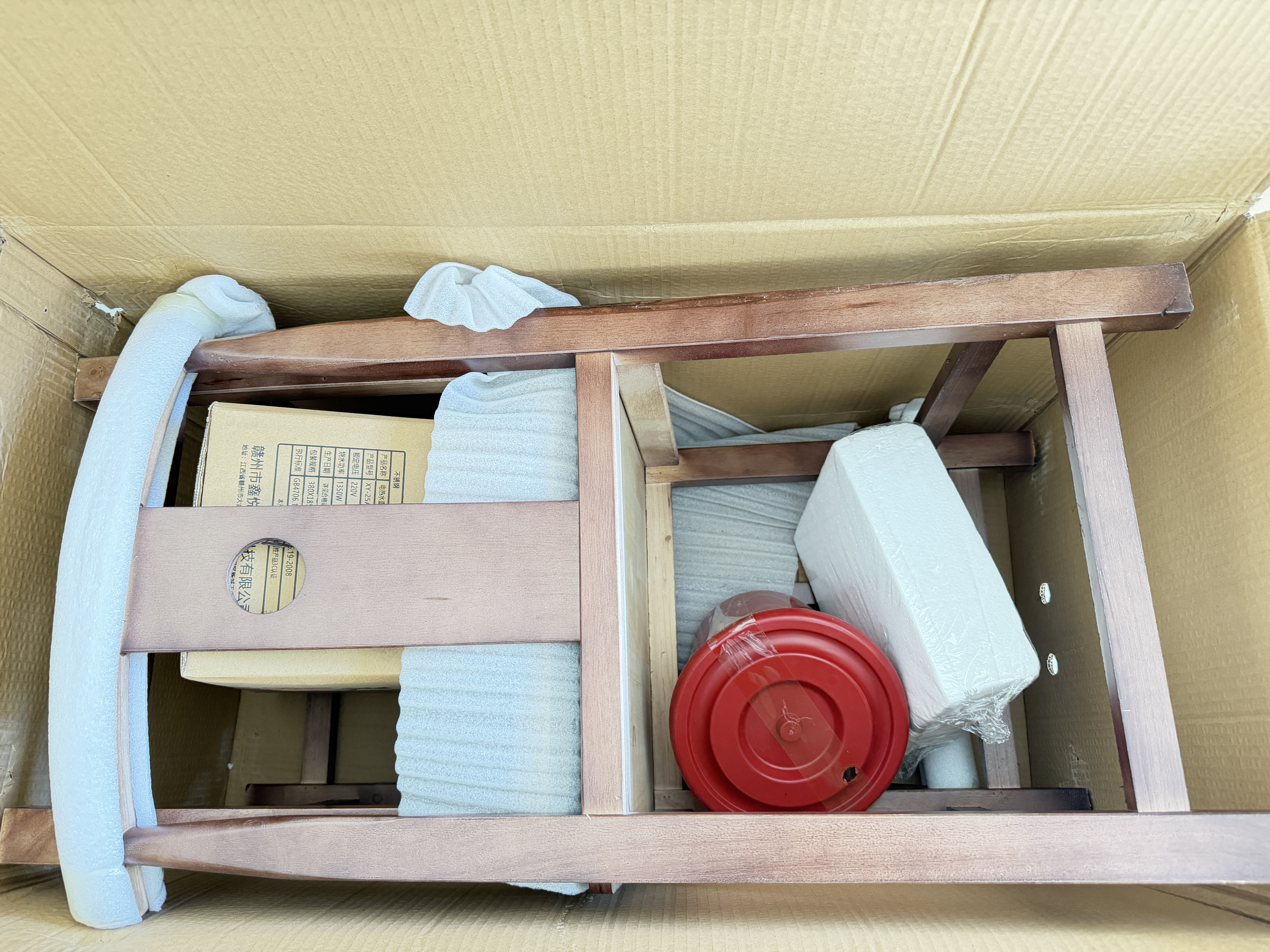 古越龙腾茶桌茶台一体整套客厅实木阳台家用办公室接待轻奢高级感2026新款 1.6米明月+1圈椅+4月牙椅+天然石茶盘 实拍图