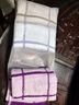 新亚 方巾 纯棉苏伦格子小毛巾全棉洗脸大方巾擦手巾3条装 34*34cm 实拍图