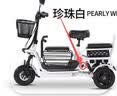 凤凰（Phoenix）Q1亲子电动三轮车家用小型电动摩托车长续航休闲小三轮 【Q1双座】标准款+续航约20公里 实拍图