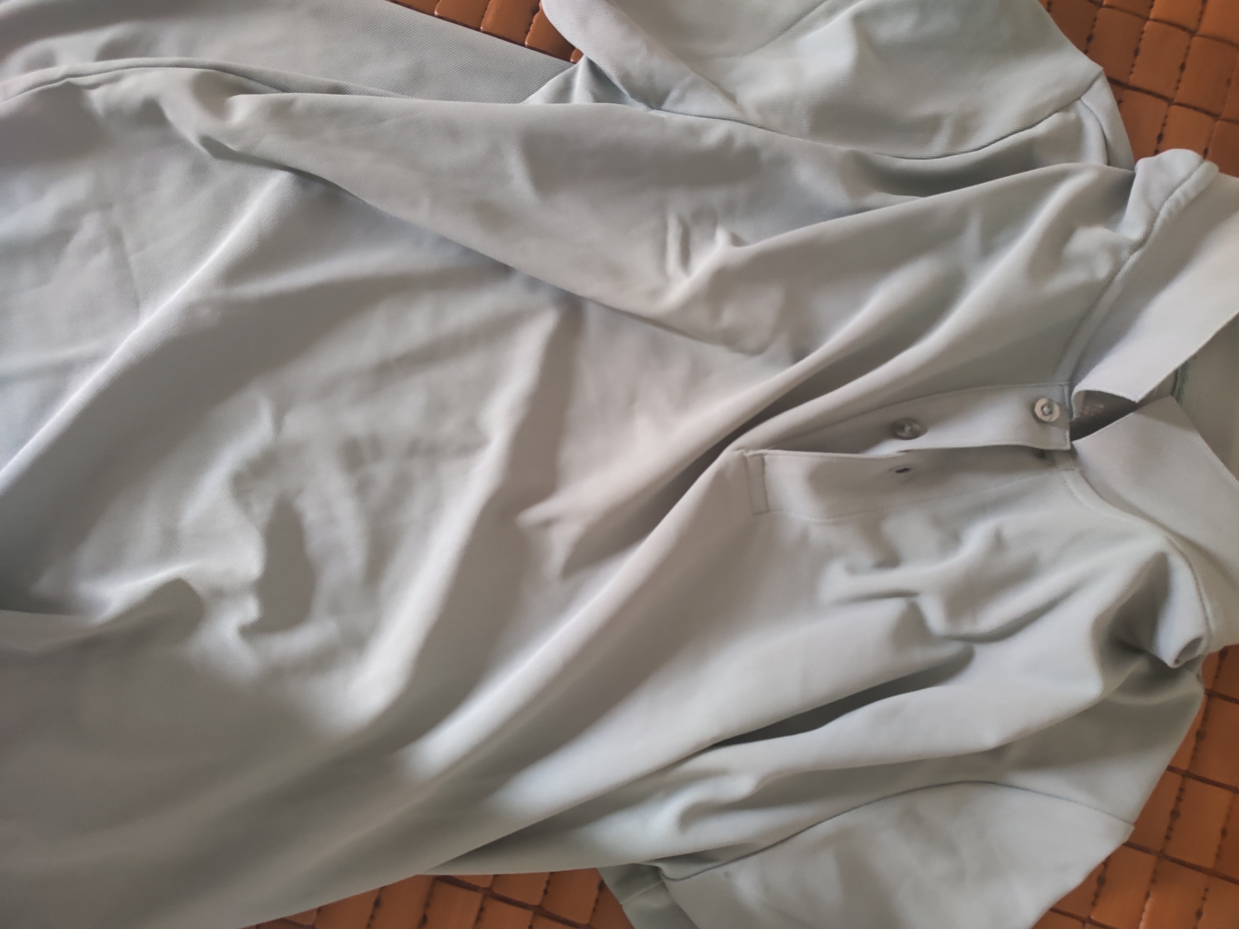 京东京造夏季运动短袖男士t恤polo衫男跑步健身户外速干衣服 苔藓绿 3XL 实拍图