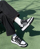 adidas ENTRAP美式校园风运动少年感复古篮球风板鞋男女阿迪达斯 白色/黑色   44.5 实拍图