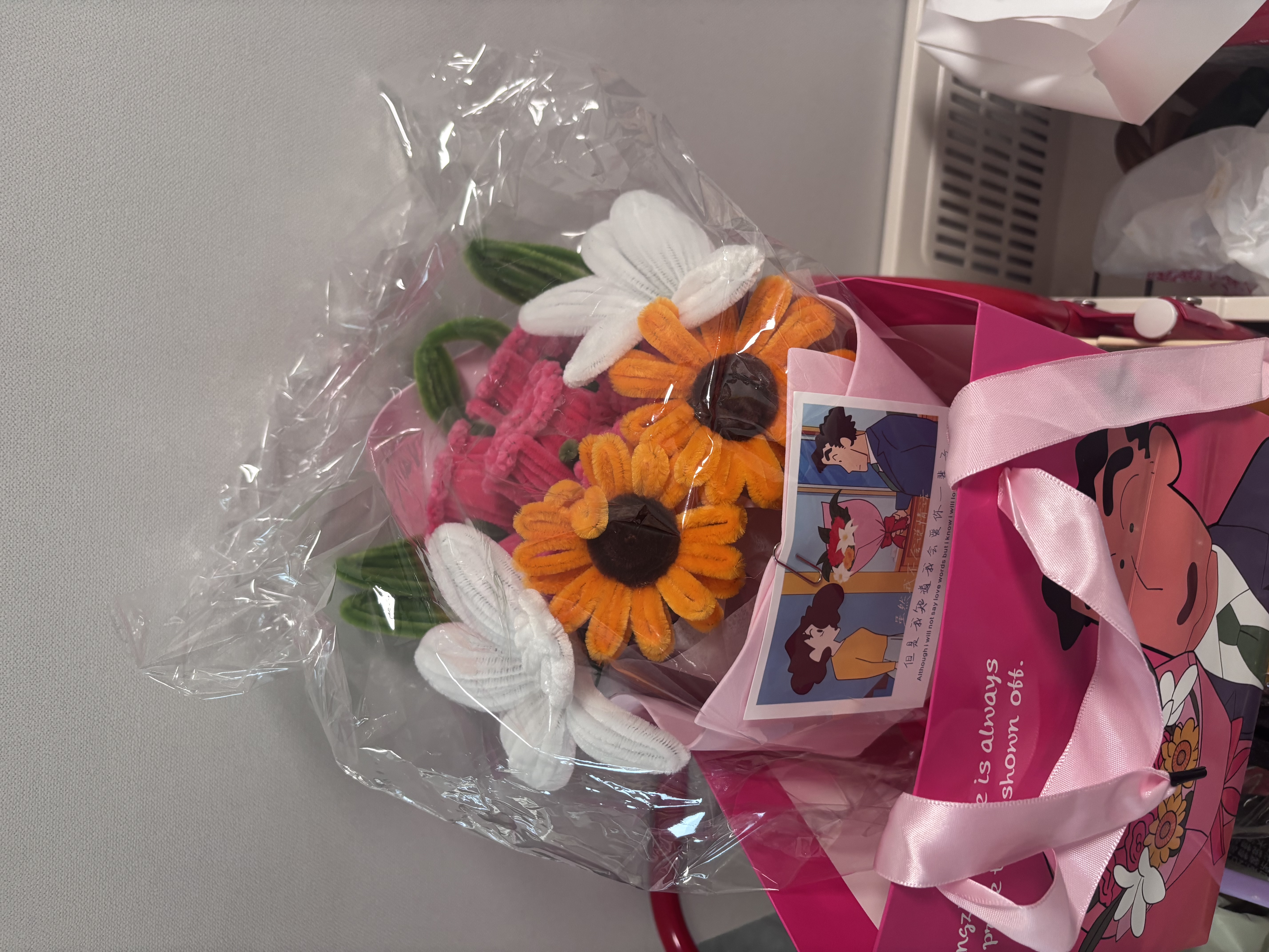 京东鲜花广志送美伢蜡笔小新永生花束生日礼物女生送女友闺蜜老婆毕业七夕 实拍图