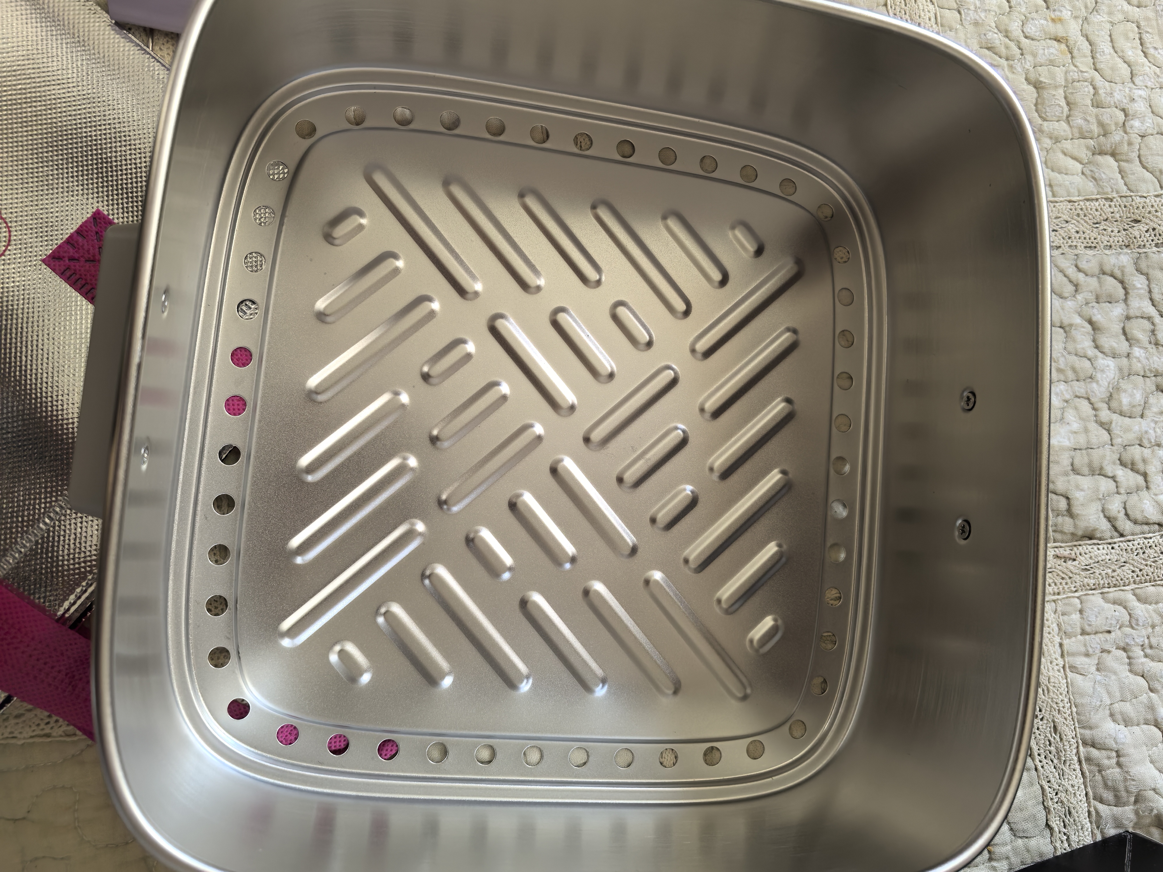美的（Midea）电蒸锅电煮锅电火锅多功能锅家用电热锅304不锈钢蒸魔方mini大容量多用途锅MZ-ZGC2323ZD88 实拍图