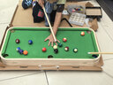木丸子六合一儿童台球桌小型玩具家用迷你6-10岁男女孩子生日儿童节礼物 加大款B：桌球+飞行棋+斗兽棋+冰球+弹弾棋+保龄球 送孩子同学6合1玩具新年生日礼物 实拍图