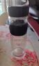 宜加美（YIJIAMEI） 茶水分离杯双层玻璃杯男女玻璃水杯车载办公商务泡茶杯 实拍图