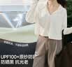 蕉下（beneunder）防晒衣女春夏新款冰丝凉感升级披肩AL118椰米白M 实拍图